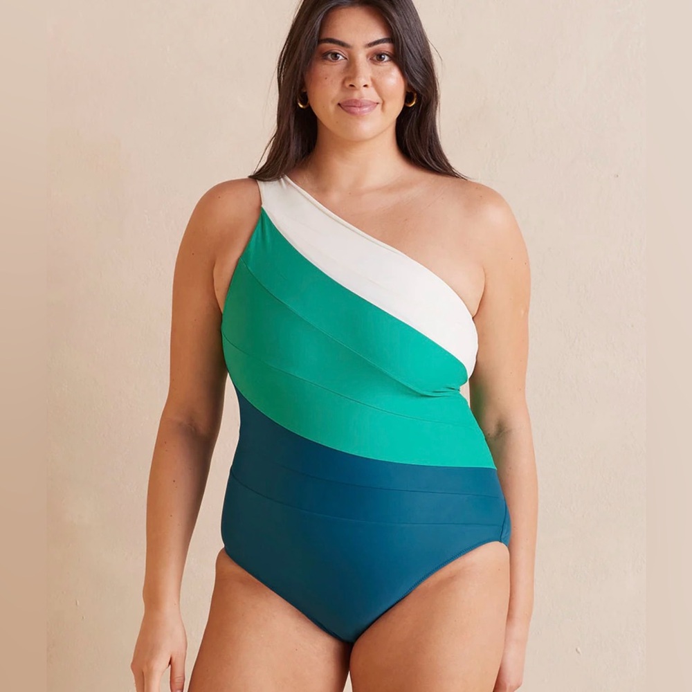 Summersalt | The Sidestroke | Seaweed and Seaglass and White Sand swimsuit